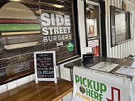 Side Street Burgers menu