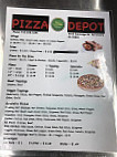Pizza Depot menu
