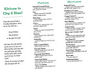Chip Stone Pub Eatery menu