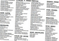 Glendale Nutrition menu