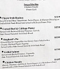 Cedar Grove Cafe Catering menu
