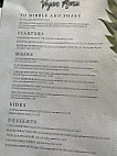 The Saxon Mill menu