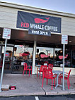 Red Whale Coffee inside