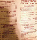 Golden Rule B-q And Grill menu