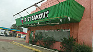J D Steakout outside