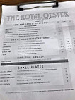 The Royal Oyster menu