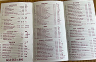 Temple Restaurant menu