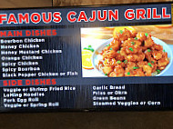 Famous Cajun Grill menu