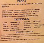 Tracyton Public House menu