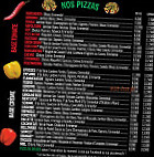 Pizz'alesia menu