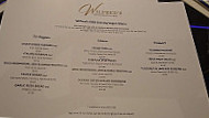 Wilfred's menu