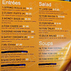 Mie Thai Takeaway menu