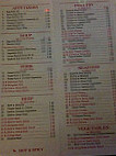 Zhang’s menu