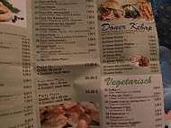 Halal Kebap und Pizzahaus menu