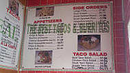 El Burrito Real menu