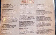 Los Campesinos Mexican Grill menu