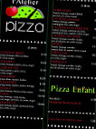 L'Atelier Pizza menu