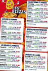 Burg et Pizz menu