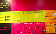 Wazawok menu