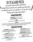 Nonna's By So Italian Eatery menu