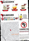 Tombouctou Fast Food menu