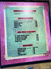 Chavas Mexican Grill menu