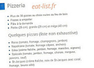 Pizza Feu De Bois menu