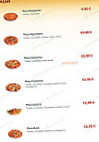 T-pizzas menu