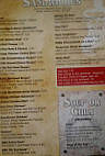 Red Zone Pub Grill menu
