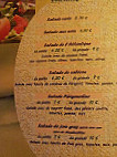Pizzeria Des Bastides Ferme menu