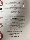 Ingalls Cafe menu