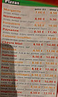 Pizzeria Del Pierrot menu