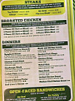 Brech's Green Acres menu