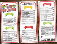 Tacos Los Cuatitos menu