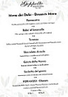 Geppetto Trattoria menu