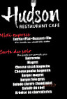 Hudson Café menu