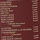 Le Plazza menu