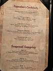 Grotto menu