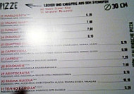 Pizzeria Il Caminetto menu