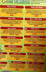 Plaza Mexico menu