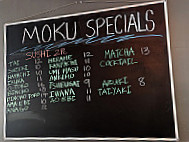 Moku Yakitori-ya menu