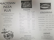 Mactown Pizza Plus menu