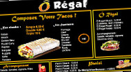 O Regal menu