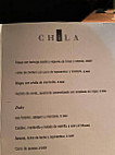 Chila menu