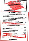 Chez Monsieur Cochon menu