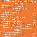 L'Authentic menu