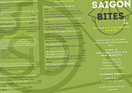 Saigon Bites menu