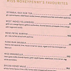 Miss Moneypenny's Broadbeach menu