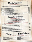 South Side Cafe menu