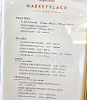 Marketplace Cafe menu